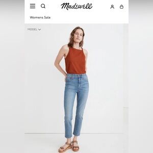 Classic Blue Madewell Jeans (size 30)